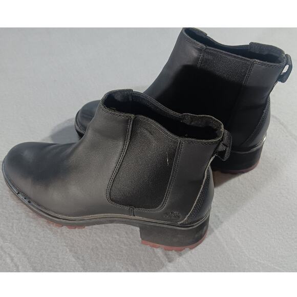 Timberland Women's Leather kori park Chelsea Ankle Boot with Lug Wedge Sole - Picture 6 of 8